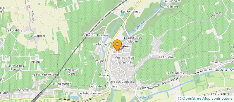 localisation de l'entreprise SOCIETE CREE DE FAIT ADELINE CRUCHET-SEBASTIEN HELBERT  VERNOU-SUR-BRENNE