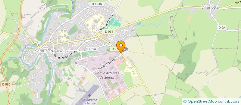 localisation de l'entreprise SOCIETE CREMER LOCATION à SEMUR-EN-AUXOIS