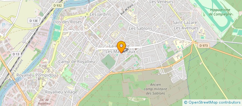 localisation de l'entreprise SOCIETE CREPIN à COMPIEGNE