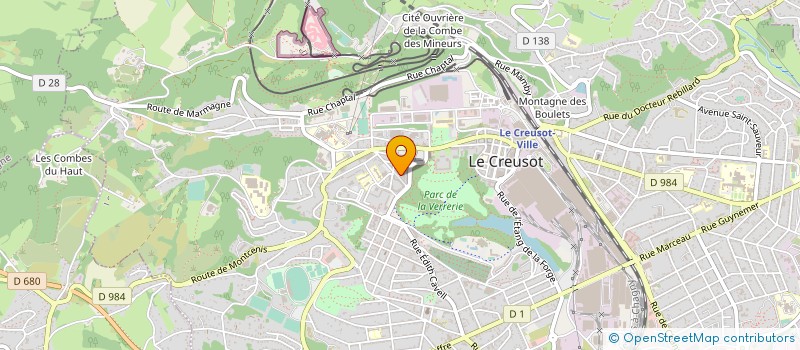 localisation de l'entreprise SOCIETE CREUSOTINE DE DISTRIBUTION à LE CREUSOT