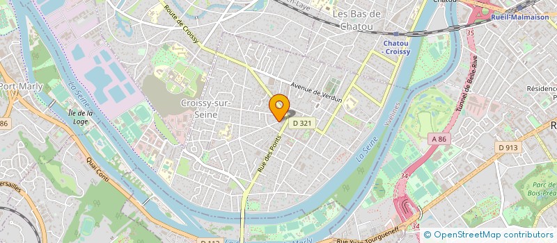 localisation de l'entreprise SOCIETE CROISSY FRUITS à CROISSY-SUR-SEINE