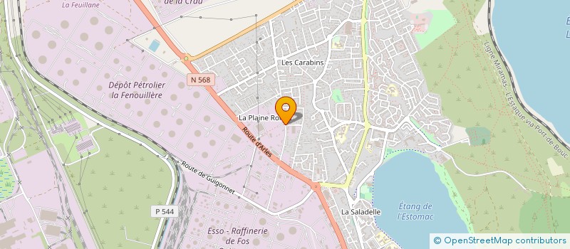 localisation de l'entreprise SOCIETE CROUZET  FOS-SUR-MER