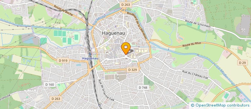 localisation de l'entreprise SOCIETE CSW  HAGUENAU