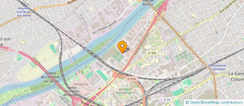 localisation de l'entreprise SOCIETE CTM à NANTERRE