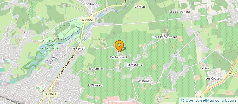 localisation de l'entreprise SOCIETE CULTURELLE LES AMIS DE LA POESIE à BERGERAC