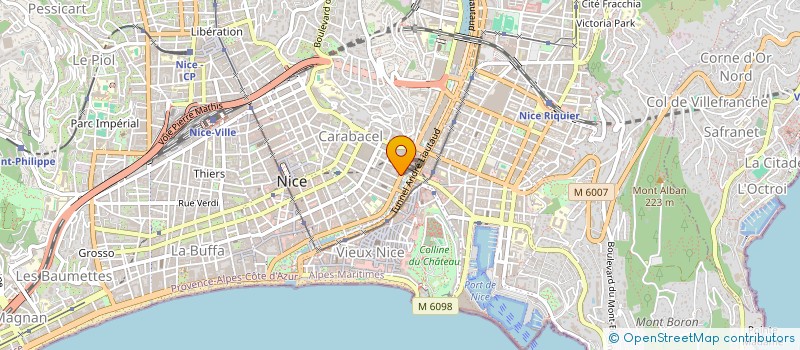 localisation de l'entreprise SOCIETE CUVILE PARTICULIERE CEMA à NICE