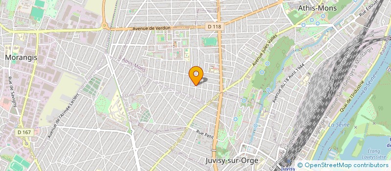 localisation de l'entreprise SOCIETE CVILE IMMOBILIERE COQUELICOTS 21 à ATHIS-MONS
