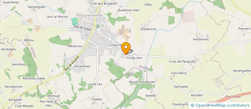 localisation de l'entreprise SOCIETE CVILE IMMOBILIERE DUTREGUI IMMO ET PAR ABREVIATION SCI DUTREGUI IMMO  PLOUNEVENTER