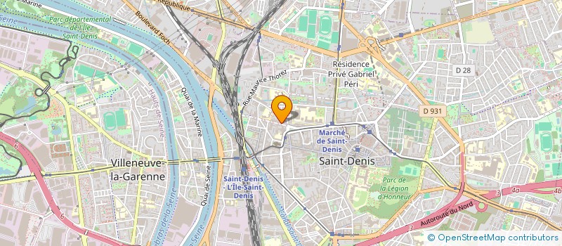 localisation de l'entreprise SOCIETE CYCLES COUTERIE ET FILS à SAINT-DENIS