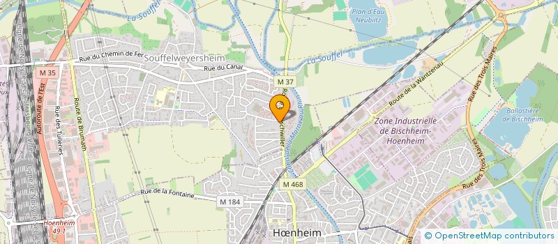 localisation de l'entreprise SOCIETE CYNEGETIQUE DU RIED  MARCKOLSHEIM