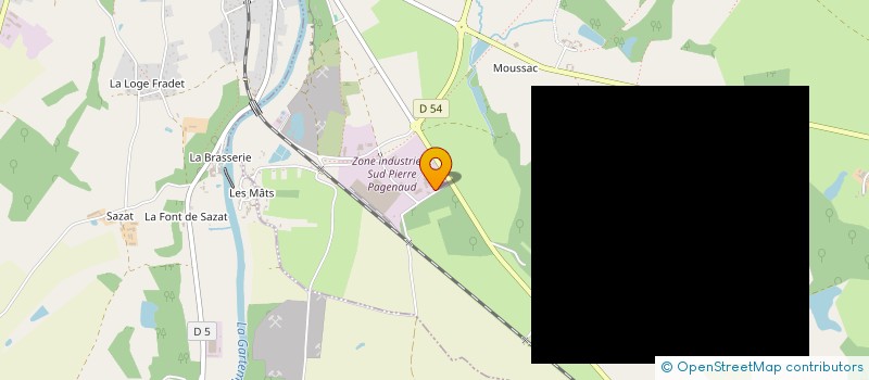 localisation de l'entreprise SOCIETE D'ABATTAGE DE MONTMORILLON à MONTMORILLON