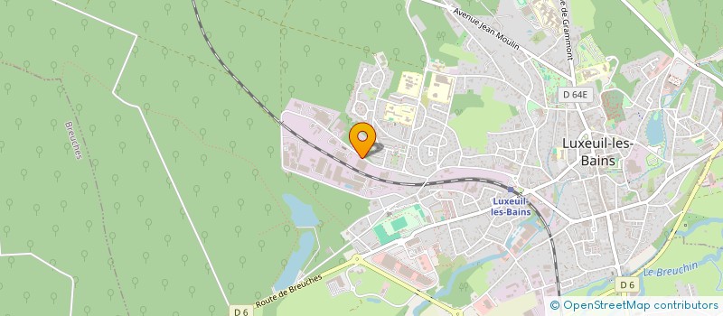 localisation de l'entreprise SOCIETE D'ABATTAGE DES VOSGES SAONOISES à LUXEUIL-LES-BAINS