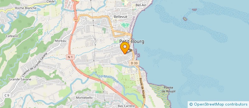 localisation de l'entreprise SOCIETE D'ACCOMPAGNEMENT TECHNIQUE EN GENIE CIVIL  PETIT-BOURG