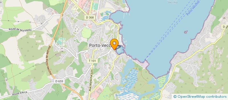 localisation de l'entreprise SOCIETE D'ACCONAGE PORTO-VECCHIAISE à PORTO-VECCHIO