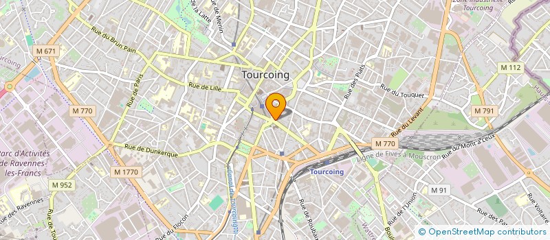 localisation de l'entreprise SOCIETE D'ACHAT, DE RESTAURATION ET DE VENTE DE BIENS IMMOBILIERS à TOURCOING