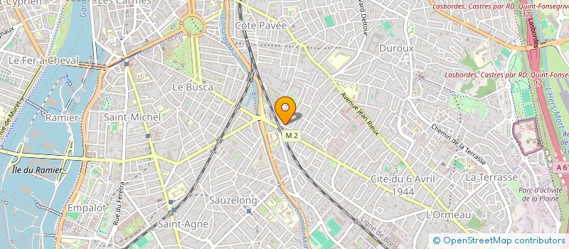 localisation de l'entreprise SOCIETE D'ACTIVITES DIVERSES ROGER ARNAUD à TOULOUSE