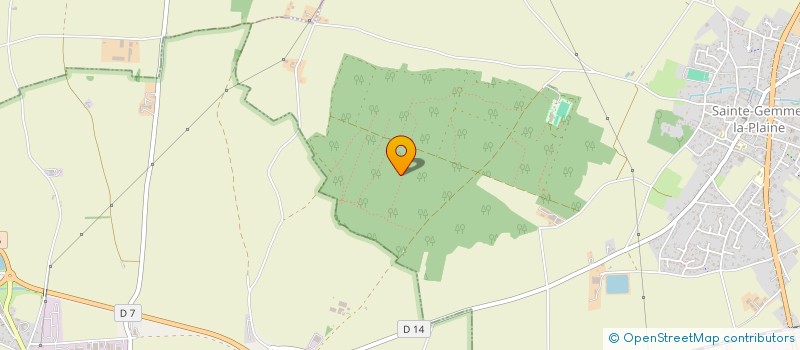 localisation de l'entreprise SOCIETE D'ACTIVITES EQUESTRES ET DE LOISIRS à SAINTE-GEMME-LA-PLAINE