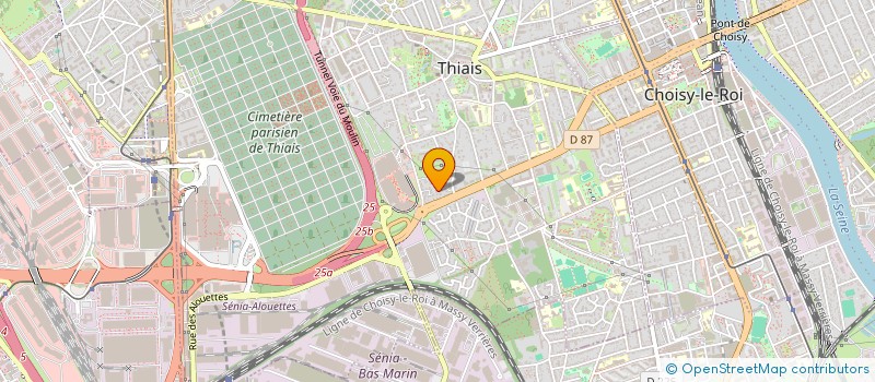 localisation de l'entreprise SOCIETE D'ADMINISTRATION ET DE GESTION DE CRECHES ET MULTI-ACCUEILS à THIAIS