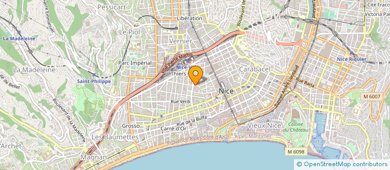 localisation de l'entreprise SOCIETE D ADMINISTRATION ET DE VENTE IMMOBILIERES à NICE