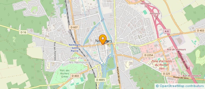 localisation de l'entreprise SOCIETE D ADMINISTRATION ET DE VENTES IMMOBILIERE à NEMOURS