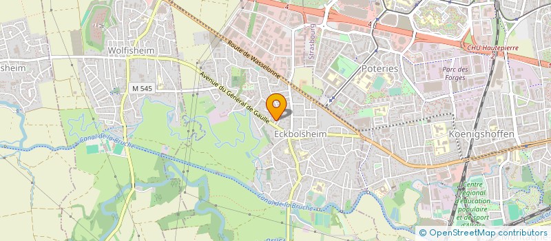 localisation de l'entreprise SOCIETE D AFFAIRES ET DE SERVICES  ECKBOLSHEIM