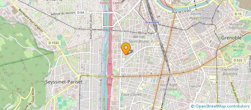 localisation de l'entreprise SOCIETE D'AGENCEMENT DE RENOVATION ET D'ISOLATION à GRENOBLE