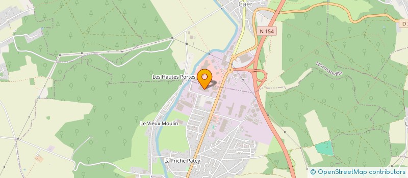 localisation de l'entreprise SOCIETE D AGENCEMENT ET SERVICES  NORMANVILLE