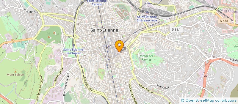 localisation de l'entreprise SOCIETE D'AMENAGEMENT D'ENTREPRISE  SAINT-ETIENNE