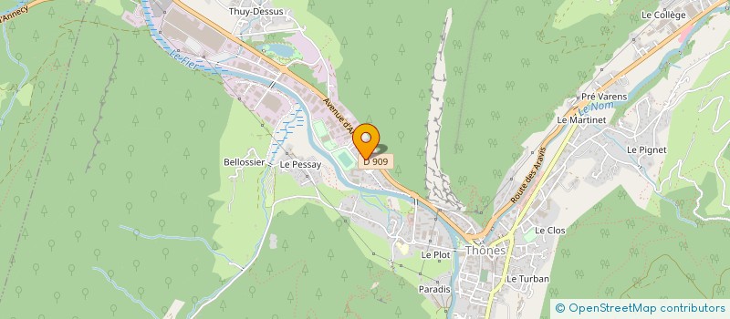 localisation de l'entreprise SOCIETE D'AMENAGEMENT DE BEAUREGARD à THONES