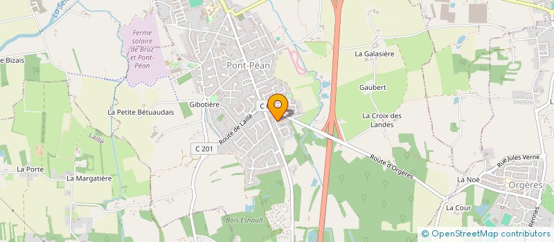 localisation de l'entreprise SOCIETE D'AMENAGEMENT DE L'ESPACE AGRICOLE ET RURAL à PONT-PEAN