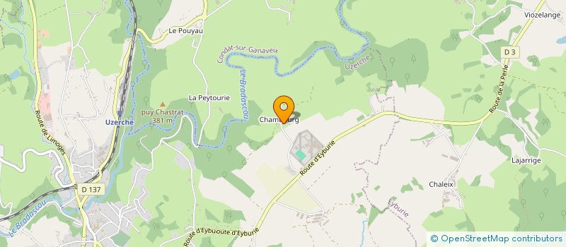 localisation de l'entreprise SOCIETE D'AMENAGEMENT DE RESIDENCES ET D'AMENAGEMENT D'HOTELS  SAINT-YBARD