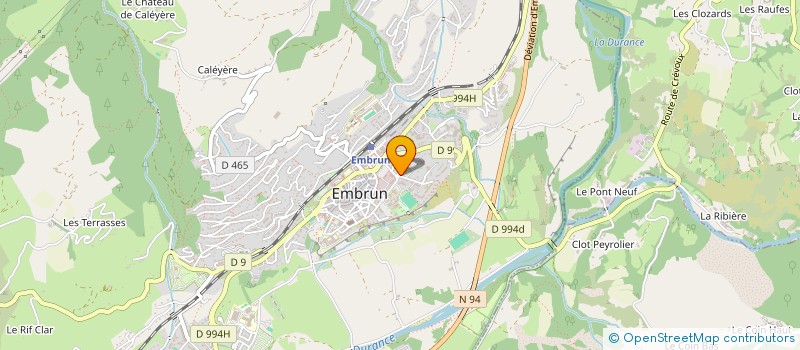 localisation de l'entreprise SOCIETE D'AMENAGEMENT DE TOURNEFAVE à EMBRUN