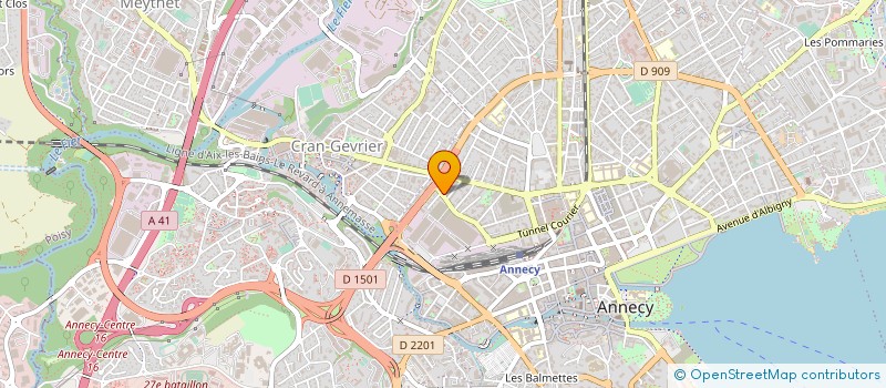 localisation de l'entreprise SOCIETE D'AMENAGEMENT DES BERGES DU FIER  EPAGNY METZ-TESSY