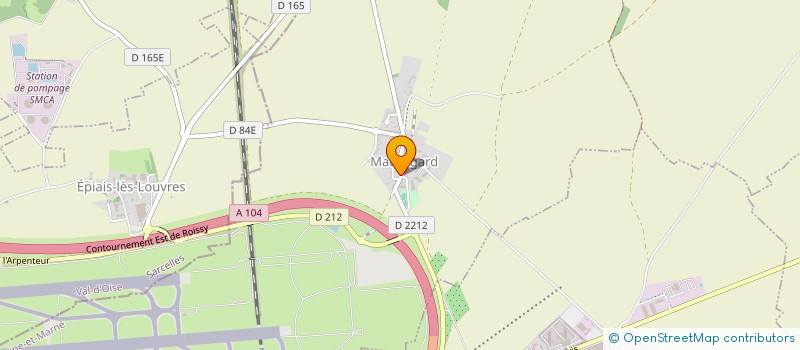 localisation de l'entreprise SOCIETE D'AMENAGEMENT DES NOUVEAUX HORIZONS  MAUREGARD