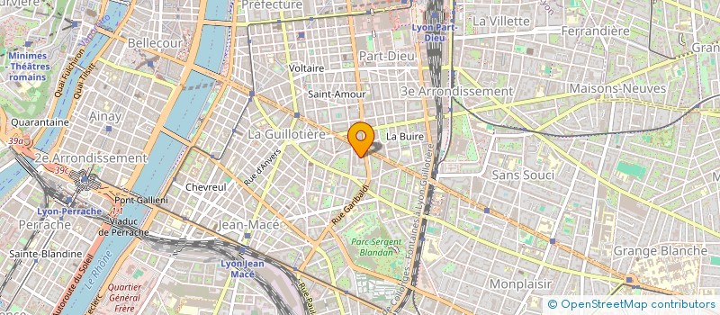 localisation de l'entreprise SOCIETE D'AMENAGEMENT DES ORMES  LYON