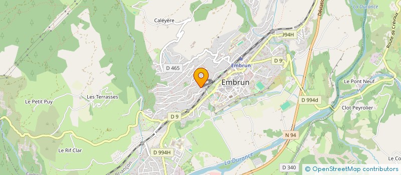 localisation de l'entreprise SOCIETE D'AMENAGEMENT DES VIGNES à EMBRUN