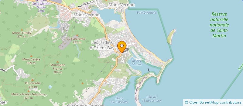 localisation de l'entreprise SOCIETE D'AMENAGEMENT ET DE CONSTRUCTION NORD ANTILLAISE  SAINT MARTIN