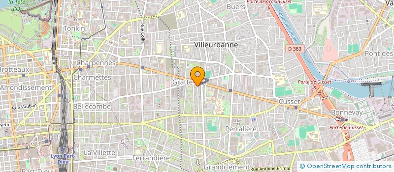 localisation de l'entreprise SOCIETE D'AMENAGEMENT ET DE DECORATION  VILLEURBANNE