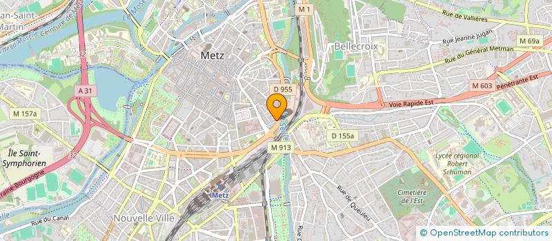 localisation de l'entreprise SOCIETE D'AMENAGEMENT ET DE RENOUVELLEMENT DE L'EUROMETROPOLE DE METZ  METZ