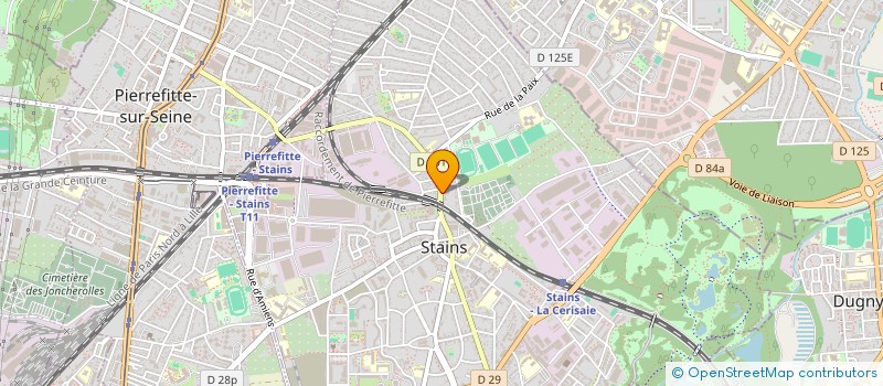 localisation de l'entreprise SOCIETE D'AMENAGEMENT ET DE RENOVATION SAR à STAINS
