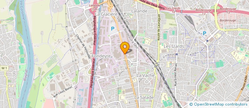 localisation de l'entreprise SOCIETE D'AMENAGEMENT ET GESTION PORTUAIRE ET FLUVIALE à TOULOUSE