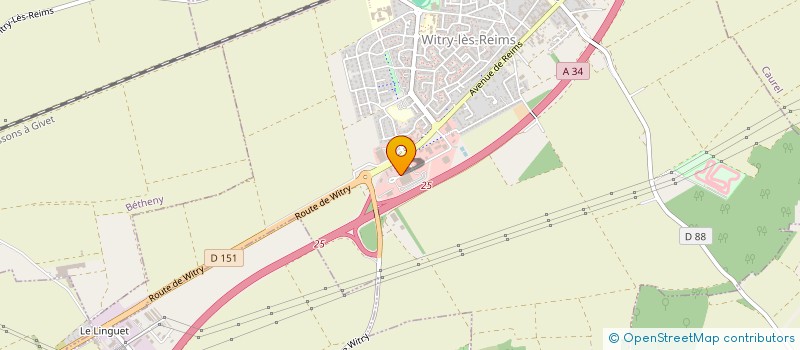 localisation de l'entreprise SOCIETE D'AMENAGEMENT FONCIER ET D'ETABLISSEMENT RURAL GRAND EST  WITRY-LES-REIMS