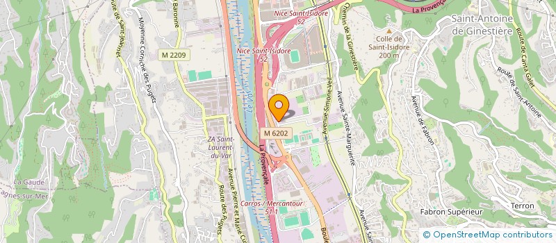 localisation de l'entreprise SOCIETE D'AMENAGEMENT URBAIN CORSE COTE D'AZUR à VALBONNE