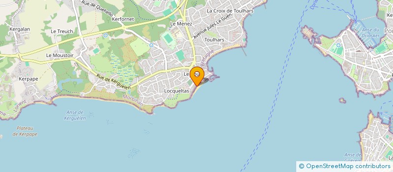 localisation de l'entreprise SOCIETE D'AMENAGEMENT URBAIN ET FONCIER DE L'OUEST  LARMOR-PLAGE