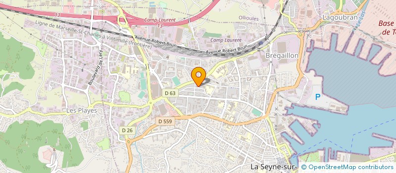 localisation de l'entreprise SOCIETE D AMENAGEMENTS DES ESPACES DE LA CONSTRUCTION TRAVAUX PUBLICS à LA SEYNE-SUR-MER