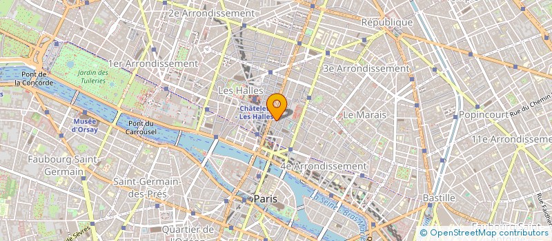 localisation de l'entreprise SOCIETE D'AMENAGEMENTS ET DE TRAVAUX à PARIS