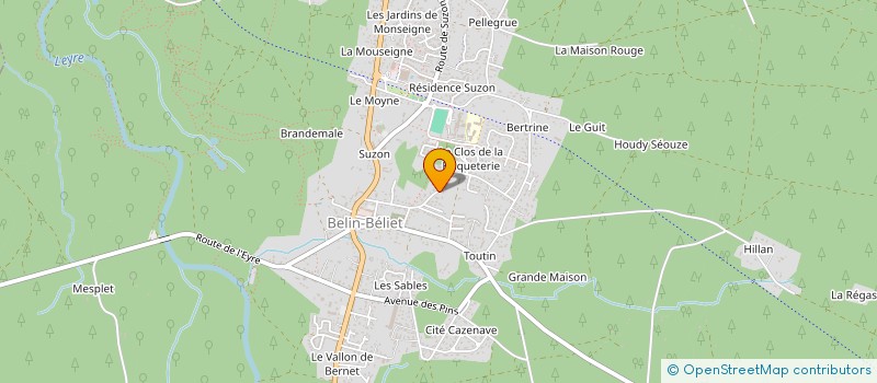 localisation de l'entreprise SOCIETE D AMENAGEMENTS IMMOBILIERS  BELIN-BELIET