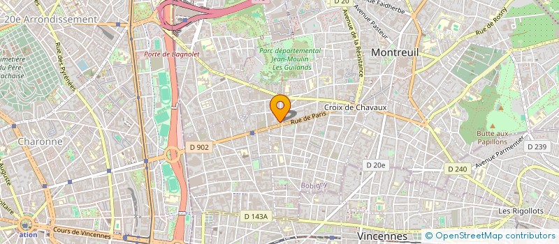 localisation de l'entreprise SOCIETE D'AMEUBLEMENT CENTRAL DRB à MONTREUIL