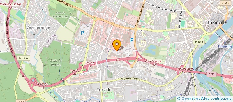 localisation de l'entreprise SOCIETE D'AMEUBLEMENT DEGRIN THIONVILLE à THIONVILLE