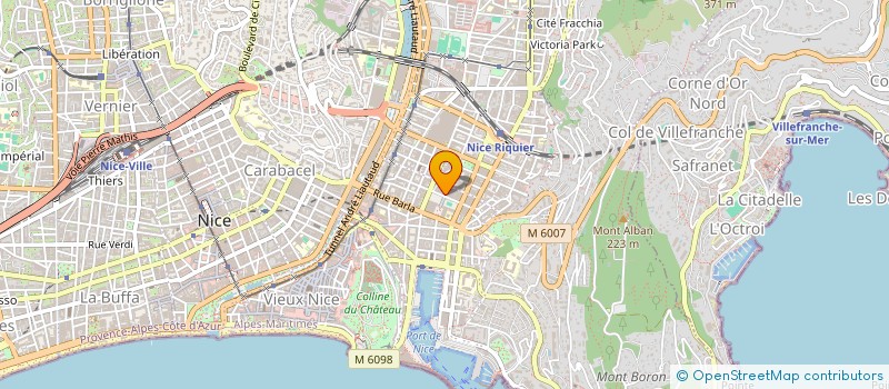 localisation de l'entreprise SOCIETE D'AMEUBLEMENT DU SUD EST à NICE